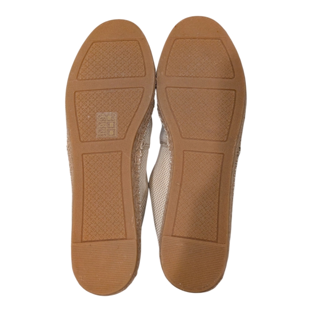 Tory Burch Colorblock Natural Tan Espadrille Flats Women's Size 9.5 NWOT - Picture 7 of 17